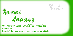 noemi lovasz business card